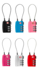 Cadeado de Viagem LockMaster de Cabo de Aço com Senha