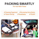 Kit 6 Bolsas Organizadoras De Compressão Para Malas De Viagem