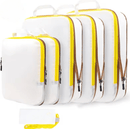 Kit de bolsas organizadoras de compressão ultraleves para malas de viagem
