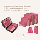 Kit de Organizadores para mala de viagem - 6 peças