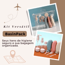 Kit Recipientes de Higiene Pessoal BasinPack Para Viagem