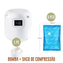 Mini Bomba Compressora de Ar SmartPump