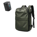 Mochila de viagem masculina compressão à vácuo 17 polegadas