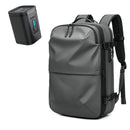 Mochila de viagem masculina compressão à vácuo 17 polegadas