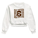 Moletom Cropped Bon Voyage