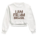 Moletom Cropped I Am From Brasil