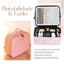 Necessaire Organizadora de Maquiagem SmartGlam com Espelho Portátil e LED com 3 temperaturas