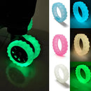 Rodas Protetoras para Malas LumiGlam Antirruído Iluminadas de Silicone - 8 peças