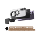 Suporte Magnético para Telefone - Rotação Flexível | Essencial para Viagens
