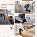 Suporte Magnético para Telefone - Rotação Flexível | Essencial para Viagens