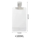 TravelFill - Kit de Mini Bolsas Recarregáveis para Cosméticos