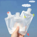TravelFill - Kit de Mini Bolsas Recarregáveis para Cosméticos