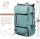 TravelMaster- Mochila de Viagem Feminina Impermeável