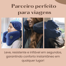 Travesseiro para Pescoço ComfyNeck em Formato H com Capuz